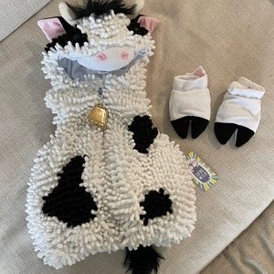 Baby cow costume 3-6 months with tags